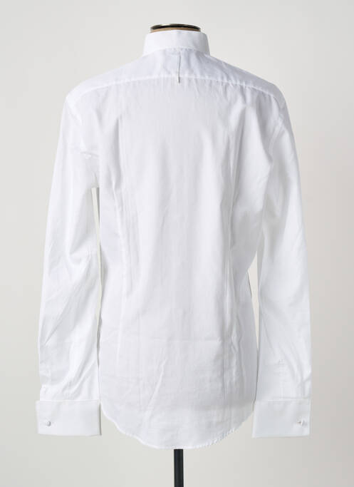 Chemise manches longues coupe cintrée blanc VAN LAACK homme