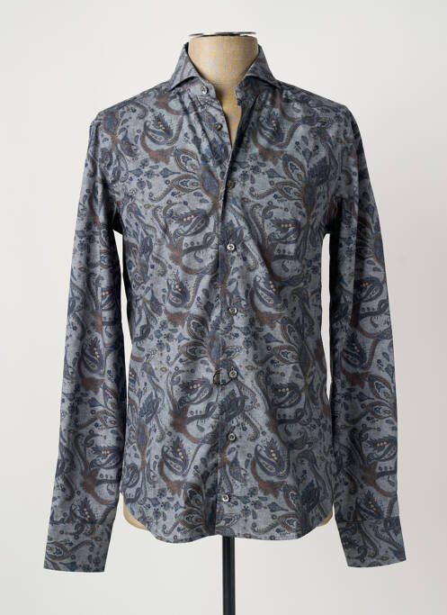 Chemise manches longues imprimé fantaisie bleu VAN LAACK homme