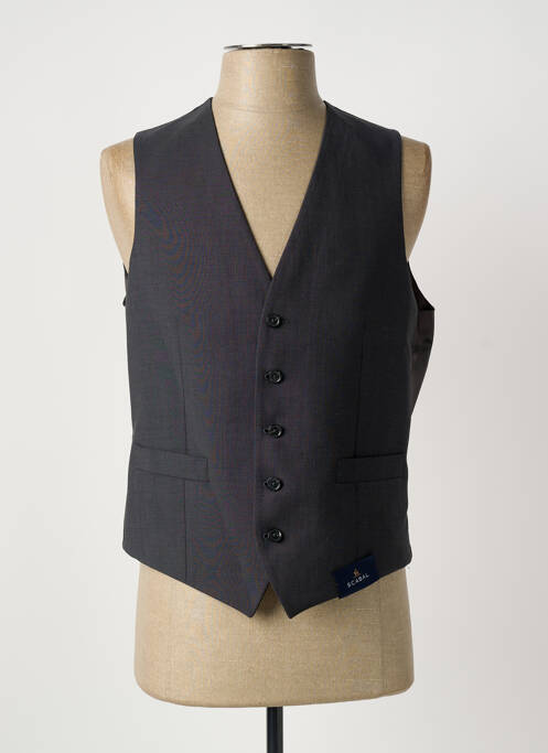 Gilet sans manche coupe cintrée gris SCABAL homme