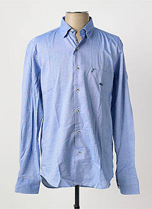 Chemise manches longues coupe cintrée bleu DARIO BELTRAN homme