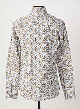 Chemise manches longues imprimé fleurs jaune BLACK WELLIS homme