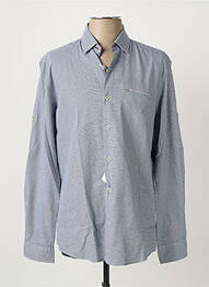 Chemise manches longues poches gris PIERRE CARDIN homme