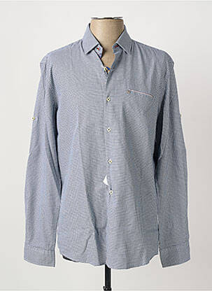 Chemise manches longues imprimé fantaisie gris PIERRE CARDIN homme