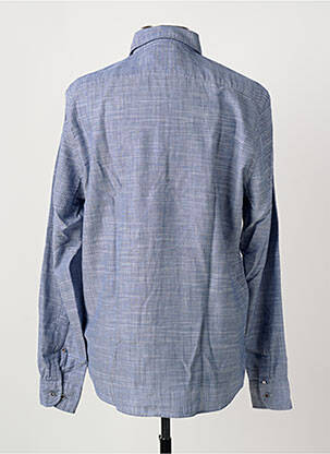 Chemise manches longues poches bleu JUPITER homme