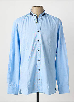 Chemise manches longues coupe cintrée bleu MARVELIS homme