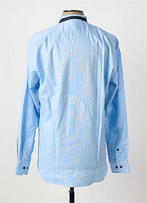 Chemise manches longues coupe cintrée bleu MARVELIS homme