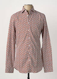 Chemise manches longues coupe cintrée marron SEIDEN STICKER homme