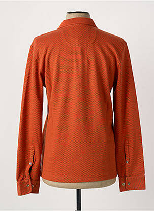Polo manches longues manches longues orange LA SQUADRA homme