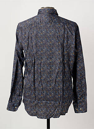 Chemise manches longues imprimé fantaisie bleu DARIO BELTRAN homme