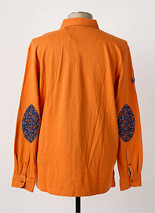 Polo manches longues manches longues orange LA SQUADRA homme
