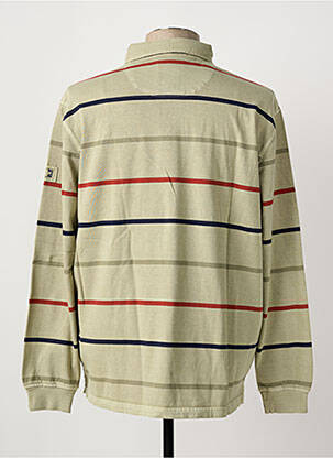 Polo manches longues manches longues vert LA SQUADRA homme