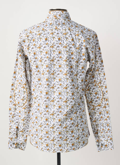 Chemise manches longues coupe cintrée jaune BLACK WELLIS homme