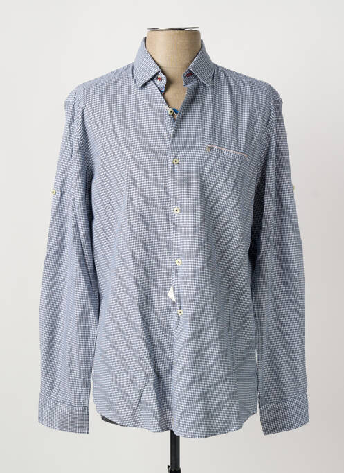 Chemise manches longues imprimé fantaisie gris PIERRE CARDIN homme