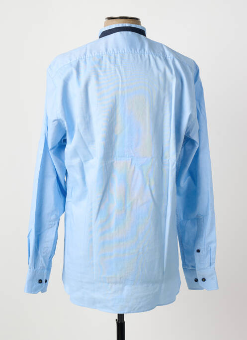 Chemise manches longues coupe cintrée bleu MARVELIS homme