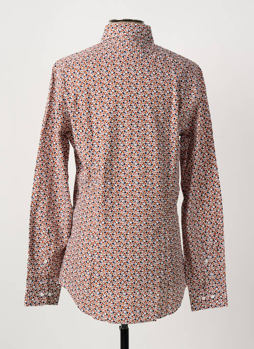 Chemise manches longues coupe cintrée marron SEIDEN STICKER homme