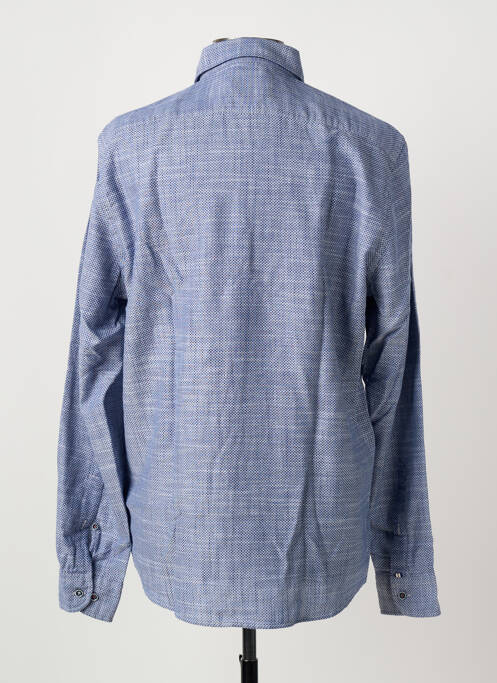 Chemise manches longues bleu JUPITER homme