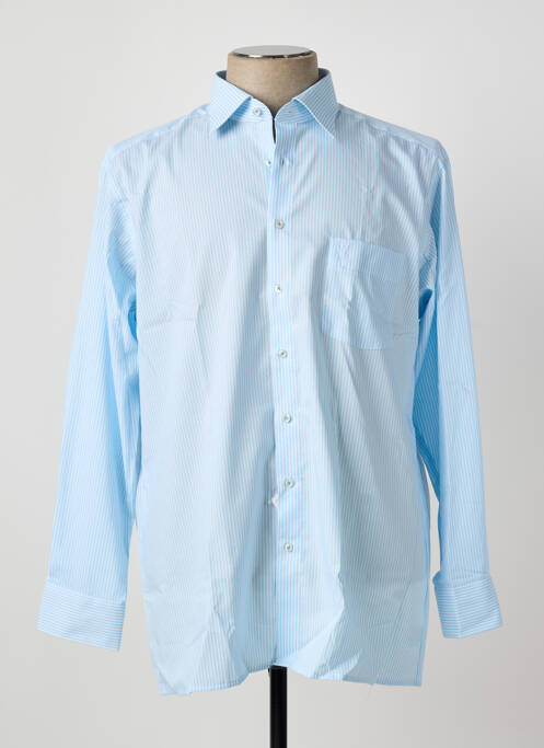 Chemise manches longues bleu MARVELIS homme