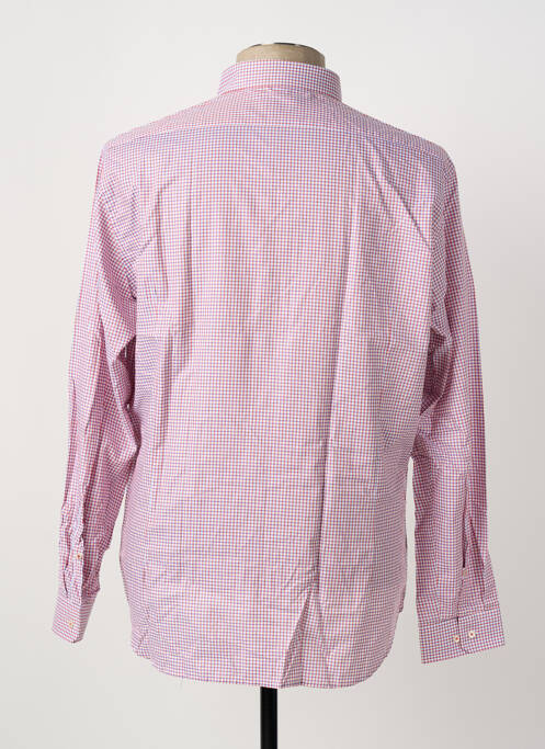 Chemise manches longues orange SEIDEN STICKER homme