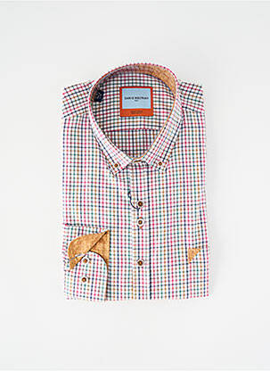 Chemise manches longues coupe droite blanc DARIO BELTRAN homme