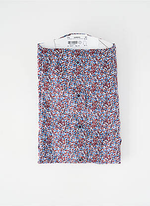 Chemise manches longues imprimé fantaisie rouge DARIO BELTRAN homme