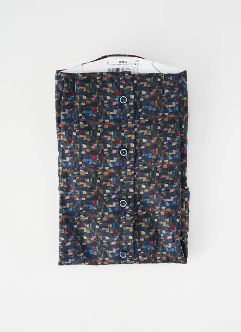 Chemise manches longues imprimé fantaisie vert DARIO BELTRAN homme