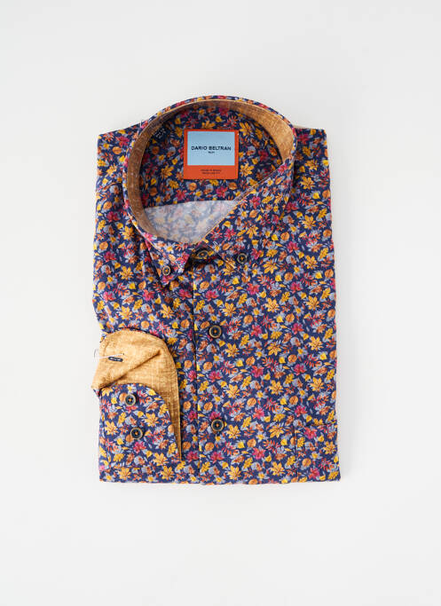 Chemise manches longues bleu DARIO BELTRAN homme