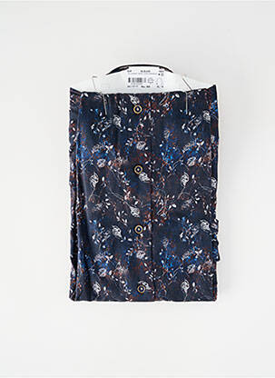 Chemise manches longues imprimé fleurs bleu DARIO BELTRAN homme
