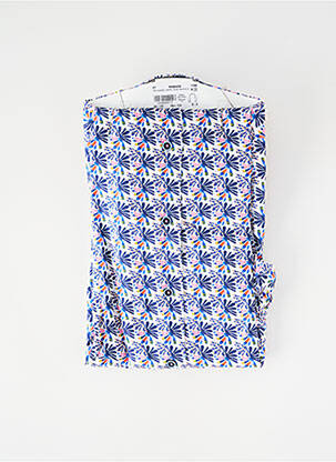 Chemise manches longues imprimé fantaisie bleu DARIO BELTRAN homme