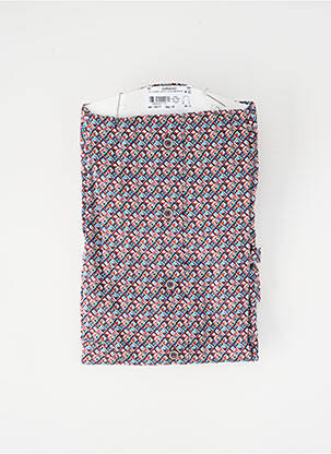 Chemise manches longues imprimé fantaisie rouge DARIO BELTRAN homme