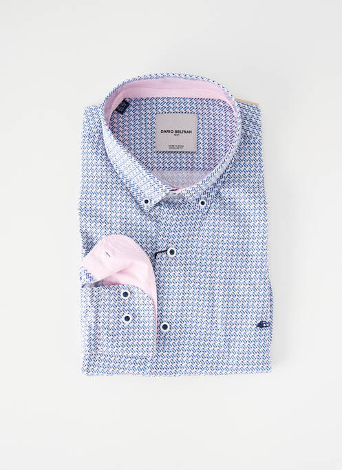 Chemise manches longues bleu DARIO BELTRAN homme