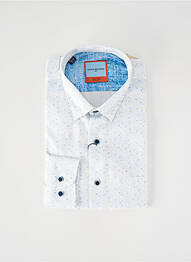 Chemise manches longues imprimé fantaisie blanc DARIO BELTRAN homme