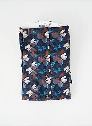 Chemise manches longues imprimé fantaisie bleu DARIO BELTRAN homme