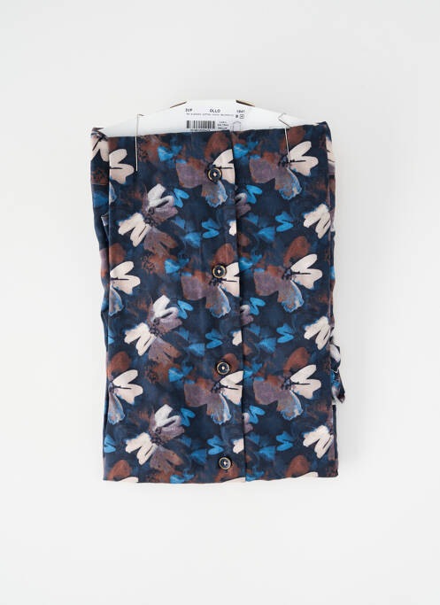 Chemise manches longues imprimé fantaisie bleu DARIO BELTRAN homme