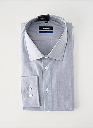 Chemise manches longues gris SEIDEN STICKER homme