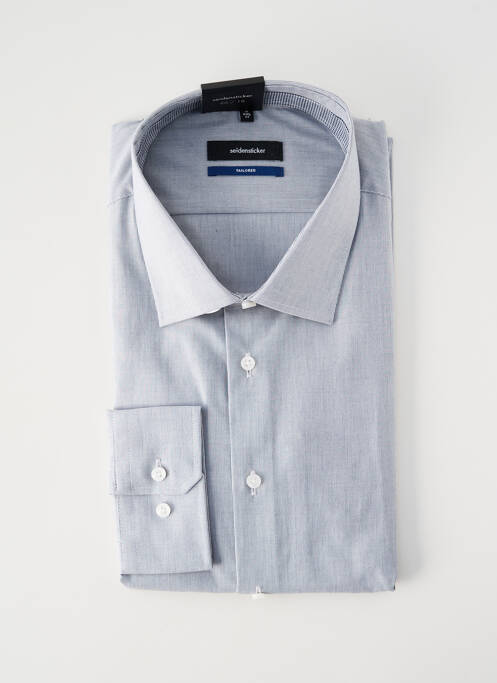 Chemise manches longues gris SEIDEN STICKER homme