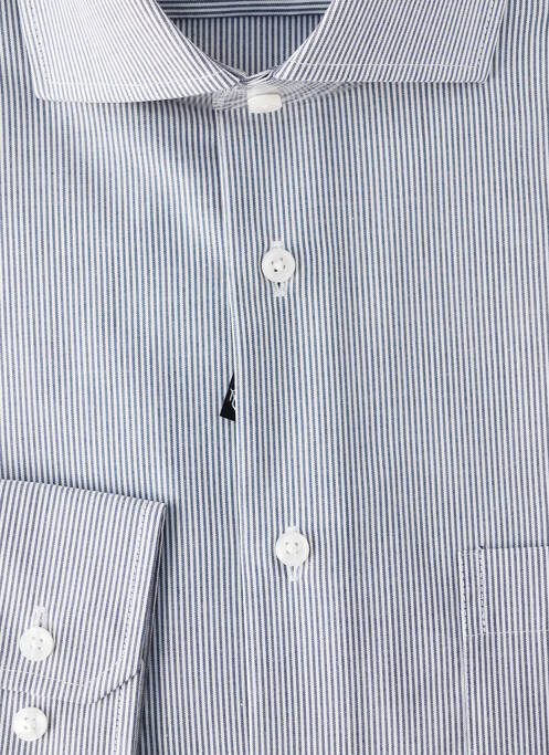 Chemise manches longues gris SEIDEN STICKER homme