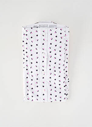 Chemise manches longues imprimé fantaisie blanc SEIDEN STICKER homme