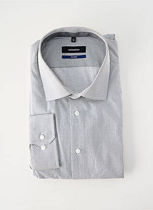 Chemise manches longues gris SEIDEN STICKER homme