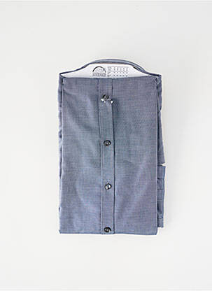 Chemise manches longues coupe droite bleu SEIDEN STICKER homme