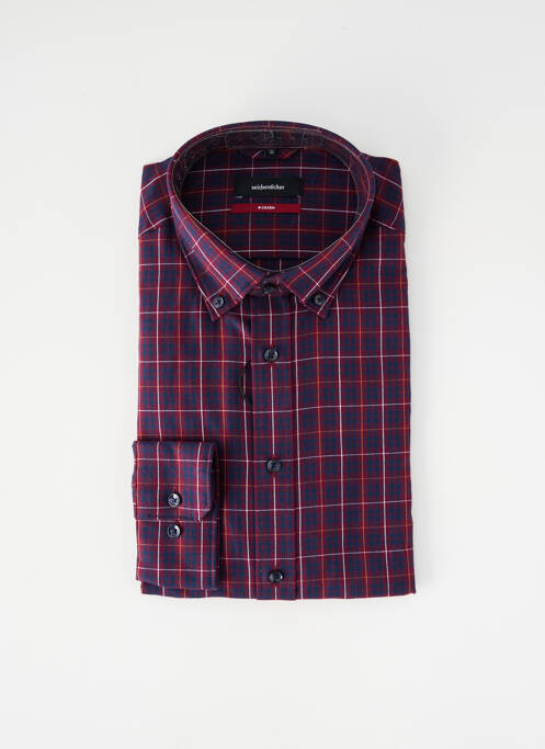 Chemise manches longues violet SEIDEN STICKER homme