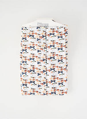 Chemise manches longues imprimé fantaisie blanc PIERRE CARDIN homme