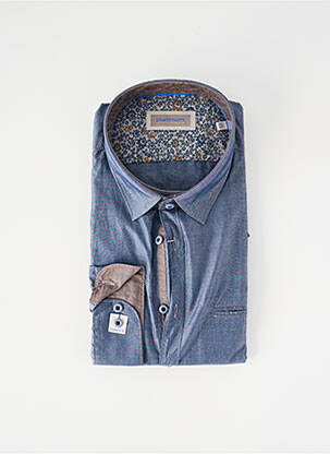 Chemise manches longues bleu JUPITER homme