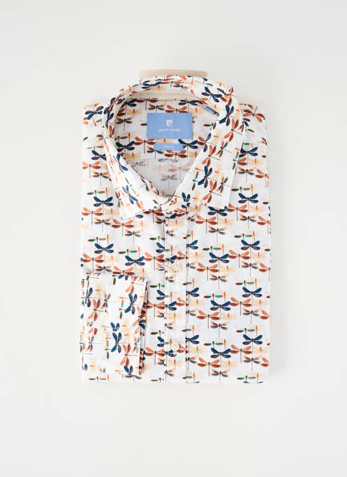Chemise manches longues imprimé fantaisie blanc PIERRE CARDIN homme