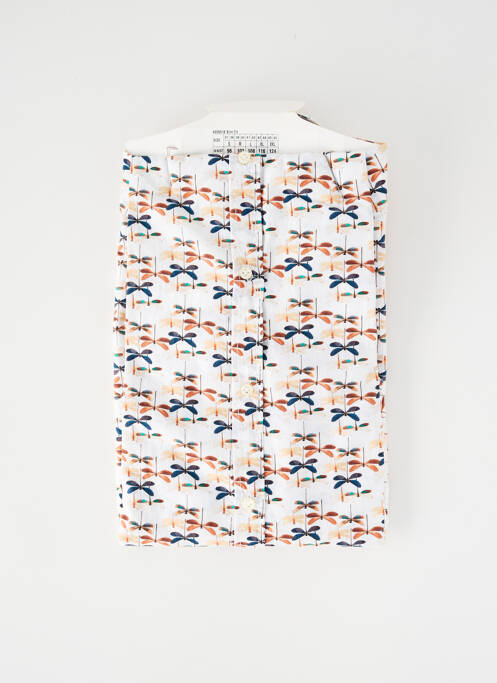 Chemise manches longues imprimé fantaisie blanc PIERRE CARDIN homme
