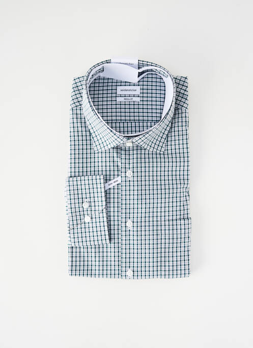 Chemise manches longues coupe droite gris SEIDEN STICKER homme