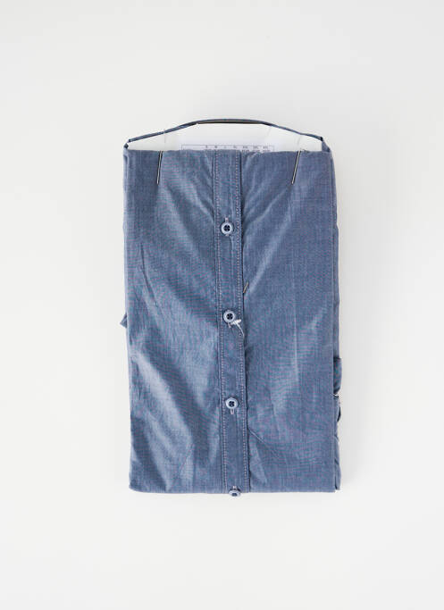 Chemise manches longues bleu JUPITER homme