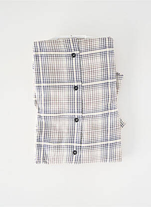 Chemise manches longues coupe droite beige PIERRE CARDIN homme