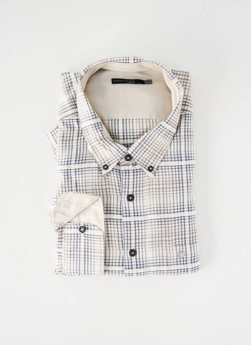 Chemise manches longues beige PIERRE CARDIN homme