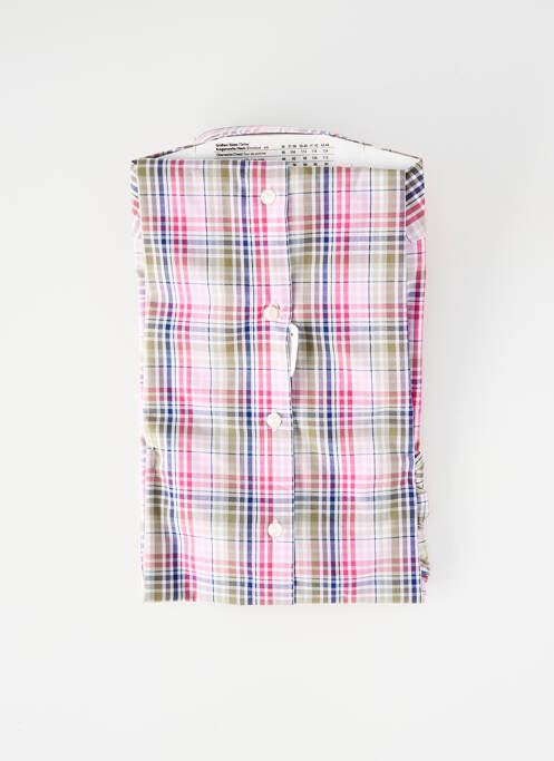 Chemise manches longues rose MARVELIS homme