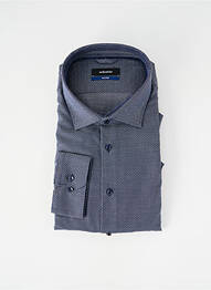 Chemise manches longues imprimé fantaisie bleu SEIDEN STICKER homme